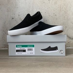Black Hurley Slip-On Sneakers (Brand New Hurley Sneakers)